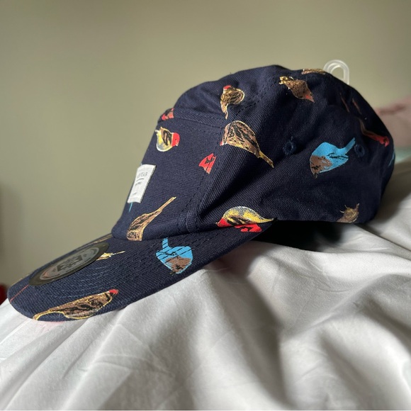 Maker Wear Put a Bird On It J.J. Spectre 5 Panel Hat Cap Navy Blue - Picture 3 of 10